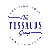 The official Tussauds logo on a white background.
