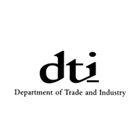 The Department of Trade and Industry logo.
