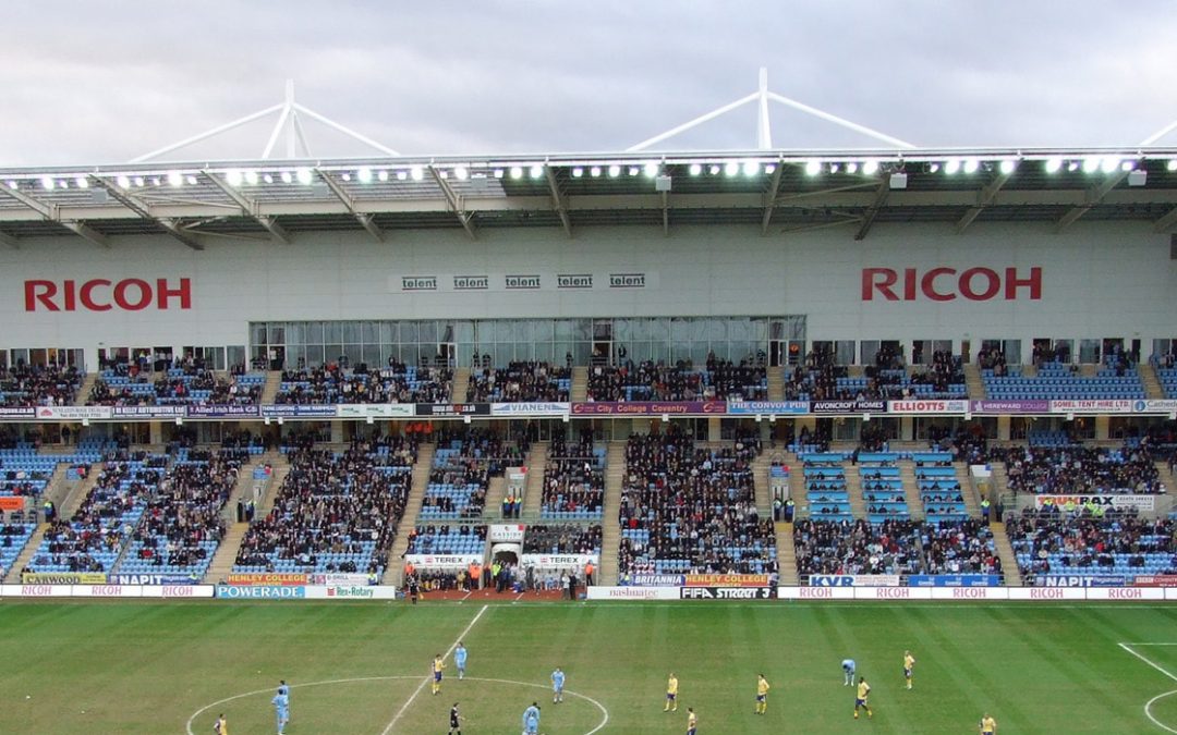 The Ricoh sports sponsorship at the Ricoh Arena.