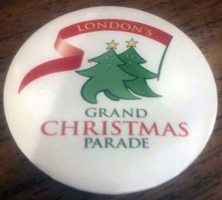 London's Grand Christmas Parade badge